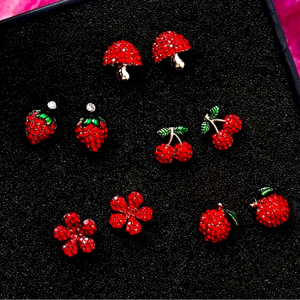 New Cute Summer Earrings 🍉🍒🍓